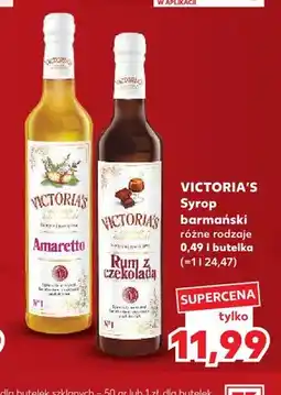 Kaufland Syrop barmański Rum z czekoladą Victoria's oferta