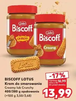Kaufland Krem do smarowania Biscoff Lotus Crunchy oferta