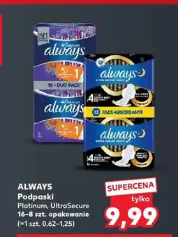 Kaufland Podpaski Platinum Always oferta