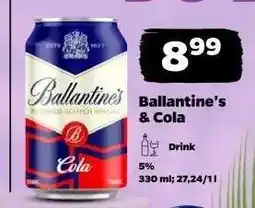 Netto Ballantine's Cola oferta