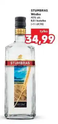 Kaufland STUMBRAS wódka oferta