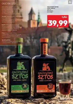 Kaufland GALICYJSKI SZTOS Likier ziołowy oferta