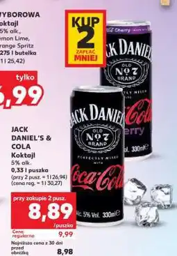 Kaufland JACK DANIEL’S & COLA Koktajl oferta