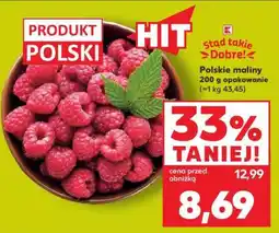 Kaufland Polskie maliny 200 g opakowanie oferta