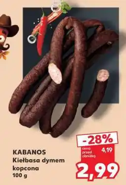Kaufland KABANOS Kiełbasa dymem kopcona 100 g oferta