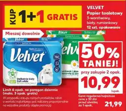 Kaufland Velvet papier toaletowy oferta