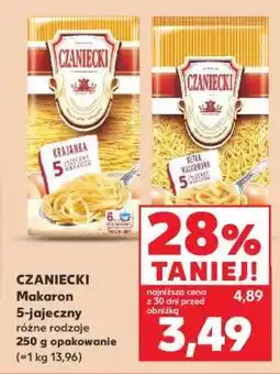Kaufland CZANIECKI Makaron 5-jajeczny oferta