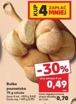 Kaufland Bułka poznańska 75 g sztuka oferta