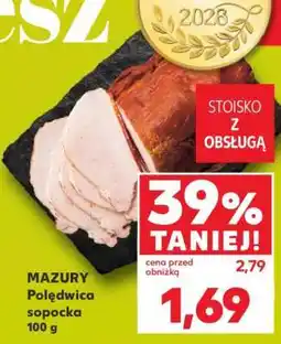 Kaufland MAZURY Polędwica sopocka 100 g oferta