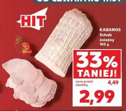 Kaufland KABANOS Schab śnieżny 100 g oferta