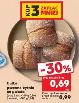 Kaufland Bułka pszenno-żytnia 80 g sztuka oferta