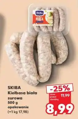 Kaufland SKIBA Kiełbasa biała surowa 500 g opakowanie oferta