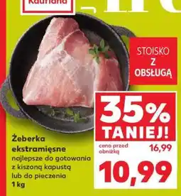 Kaufland Żeberka ekstramięsne oferta