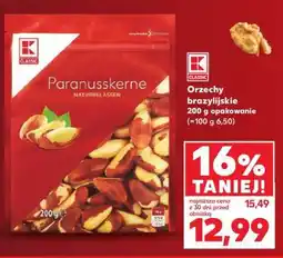 Kaufland Orzechy brazylijskie 200 g opakowanie oferta