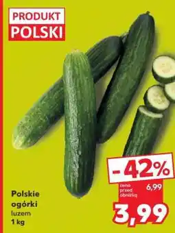 Kaufland Polskie ogórki, luzem 1 kg oferta