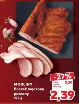 Kaufland MORLINY Boczek wędzony parzony 100 g oferta
