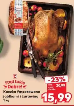 Kaufland Kaczka faszerowana jabłkami i żurawiną 1 kg oferta