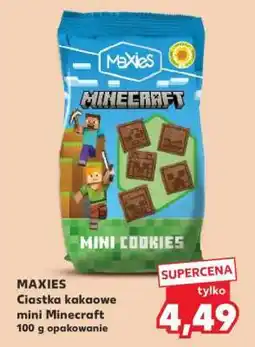 Kaufland MAXIES Ciastka kakaowe mini Minecraft oferta