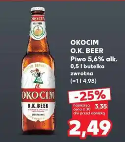 Kaufland OKOCIM O.K. BEER oferta