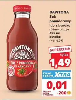 Kaufland DAWTONA Sok pomidorowy lub z buraka różne rodzaje 300 ml butelka oferta