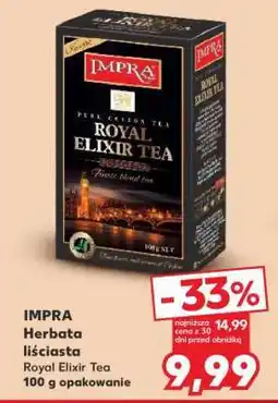 Kaufland IMPRA Herbata liściasta Royal Elixir Tea 100 g opakowanie oferta