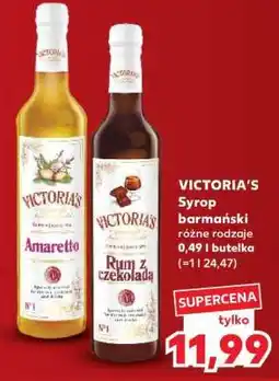 Kaufland VICTORIA'S Syrop barmański różne rodzaje oferta