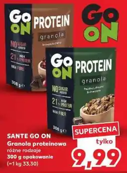 Kaufland SANTE GO ON Granola proteinowa oferta