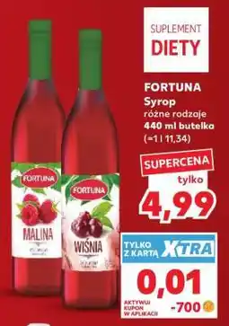 Kaufland FORTUNA Syrop różne rodzaje 440 ml butelka oferta