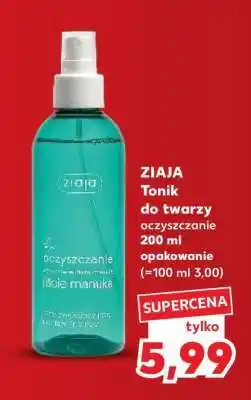 Kaufland ZIAJA Tonik do twarzy oczyszczanie 200 ml oferta