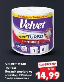 Kaufland VELVET MAXI TURBO oferta