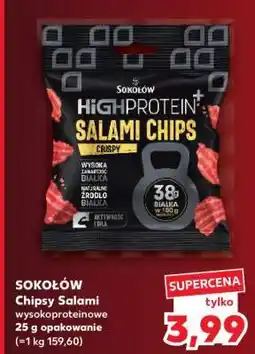 Kaufland SOKOŁÓW Chipsy Salami wysokoproteinowe oferta