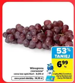 Carrefour Winogrona czerwone oferta