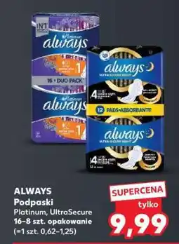 Kaufland ALWAYS Podpaski oferta