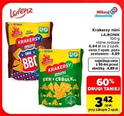 Carrefour Krakersy mini oferta