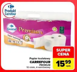 Carrefour Papier toaletowy CARREFOUR PREMIUM oferta