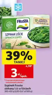 Auchan Szpinak Frosta oferta