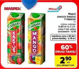 Carrefour Napój Owoce Świata Tymbark oferta