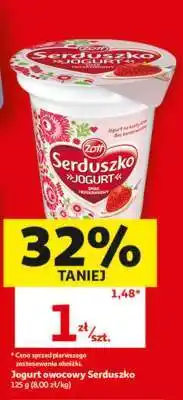 Auchan Jogurt owocowy Serduszko oferta