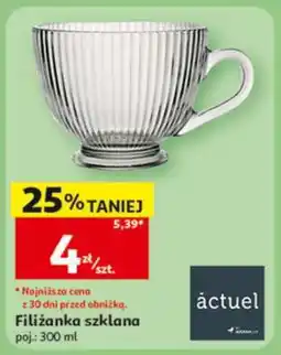 Auchan Filiżanka szklana oferta