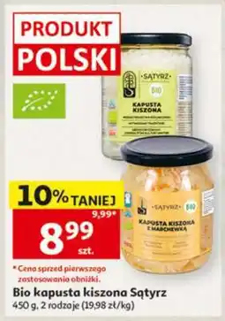 Auchan Bio kapusta kiszona SątYrz oferta