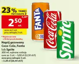 Auchan Napój gazowany Coca-Cola, Fanta lub Sprite oferta