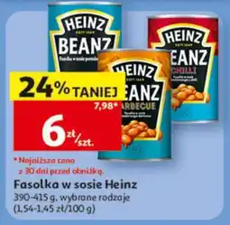 Auchan Fasolka w sosie Heinz oferta