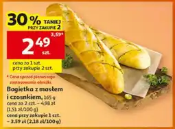 Auchan Bagietka z masłem i czosnkiem oferta