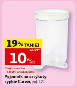 Auchan Pojemnik na artykuły sypkie Curver oferta