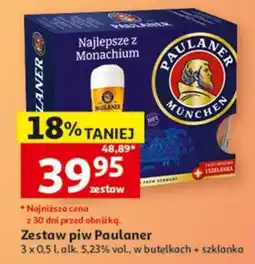 Auchan Zestaw piw PAULANER oferta