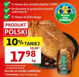 Auchan Kaczka ze ściółki z jabłkiem i żurawiną oferta