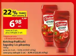 Auchan Ketchup Pudliszki łagodny lub pikantny oferta