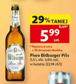 Auchan Piwo Bitburger Pils oferta