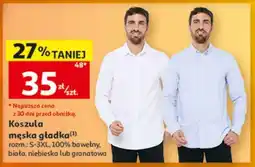 Auchan KOSZULA MĘSKA GŁADKA oferta