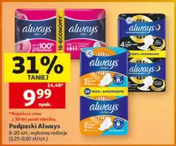 Auchan Podpaski Always oferta